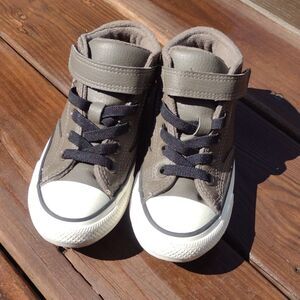 Converse Check Taylor Gray All Star Malden Street Sneaker Size 13 Youth